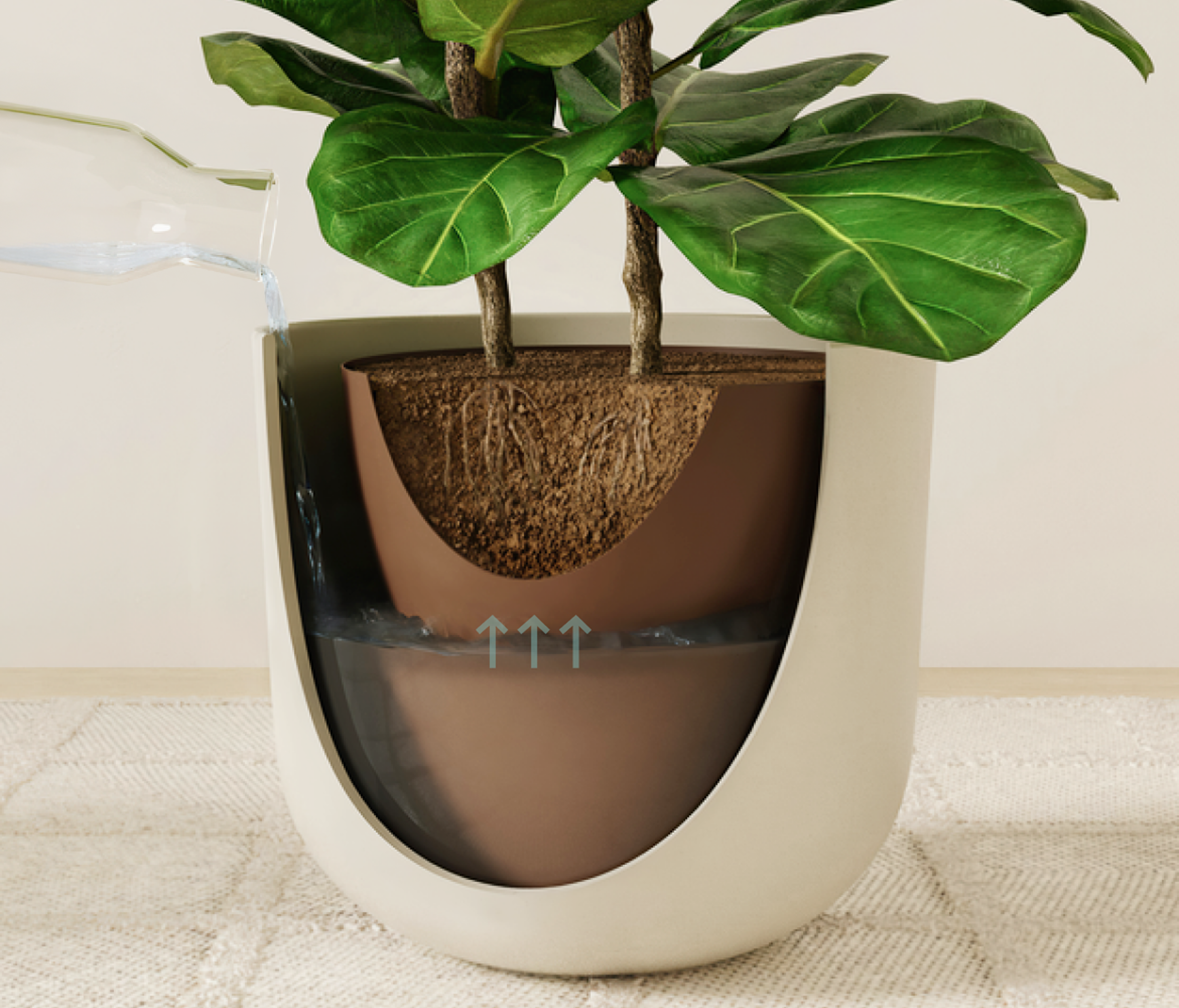 Self-watering system